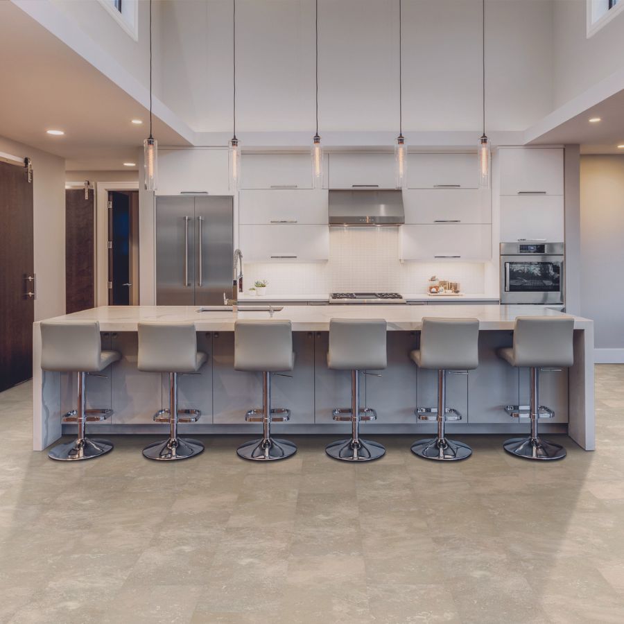 tile flooring stone look flooring in kitchen